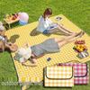 Водонепроницаемый складной коврик для пикника на открытом воздухе: Толстый, влагостойкий, портативный для кемпинга или пляжа