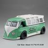 1:Миниатюрная модель T1 Beetle в масштабе 32, литая игрушечная машинка из сплава, открывающиеся двери, звук, свет, инерционный механизм, подарки на день рождения для детей