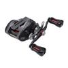 Left Handed Baitcast Reel 17.6lb Double Line Cup 6.3:1 Gear Ratio Magnetic Double Braking Fishing Reel with Drag Alert
