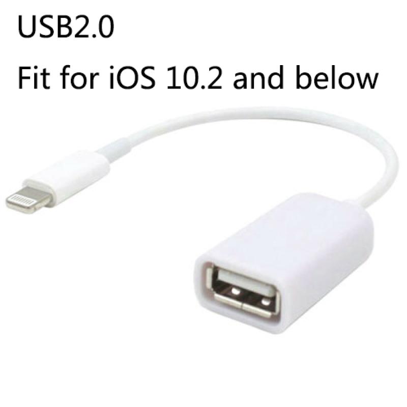 Для Apple Интерфейс «папа-USB-мама» OTG Кабель-адаптер для Apple iPhone 5 5S 6 6s Plus 7