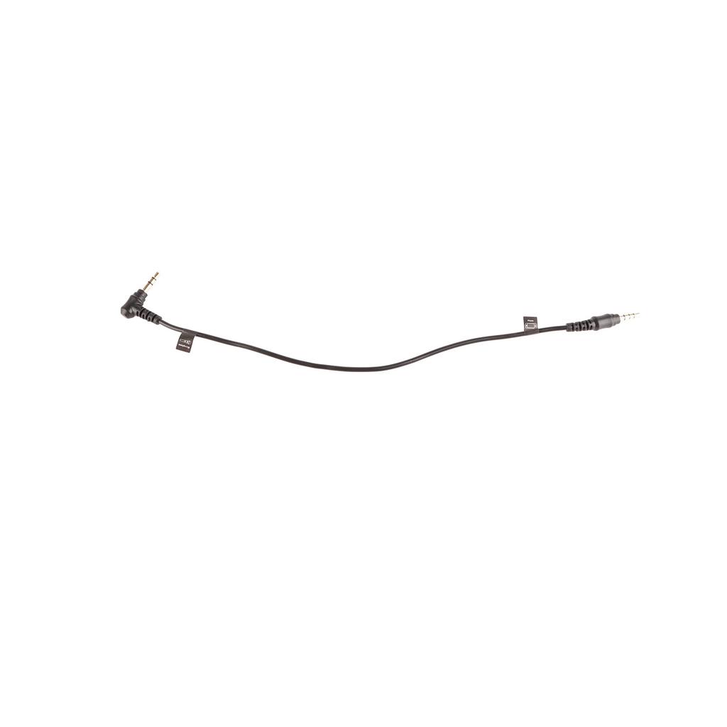 3.5mm TRS‑TRRS 30cm Alloy Audio Connection Cable for Microphone to Mobile Phone Wire