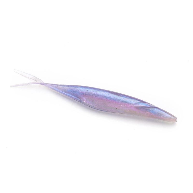 6Pcs 12.7Cm 9.6G Pvc Forked Tail Sinking Soft Lure Artificial Silicone Swimbait Fishing Lure Pike Perch Bass Pesca