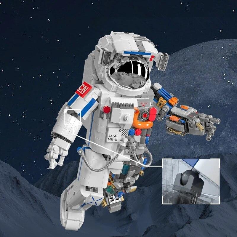 MOC Aerospaces Астронавт Ракета V Запуск Космической станции Космические корабли Городские строительные блоки Классические модели Наборы кирпичей Идеи