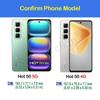 Роскошный противоударный силиконовый чехол из овчины для Infinix Hot 50 40 Hot50 Hot40 Pro Plus 50i 40i HOT50I 4G