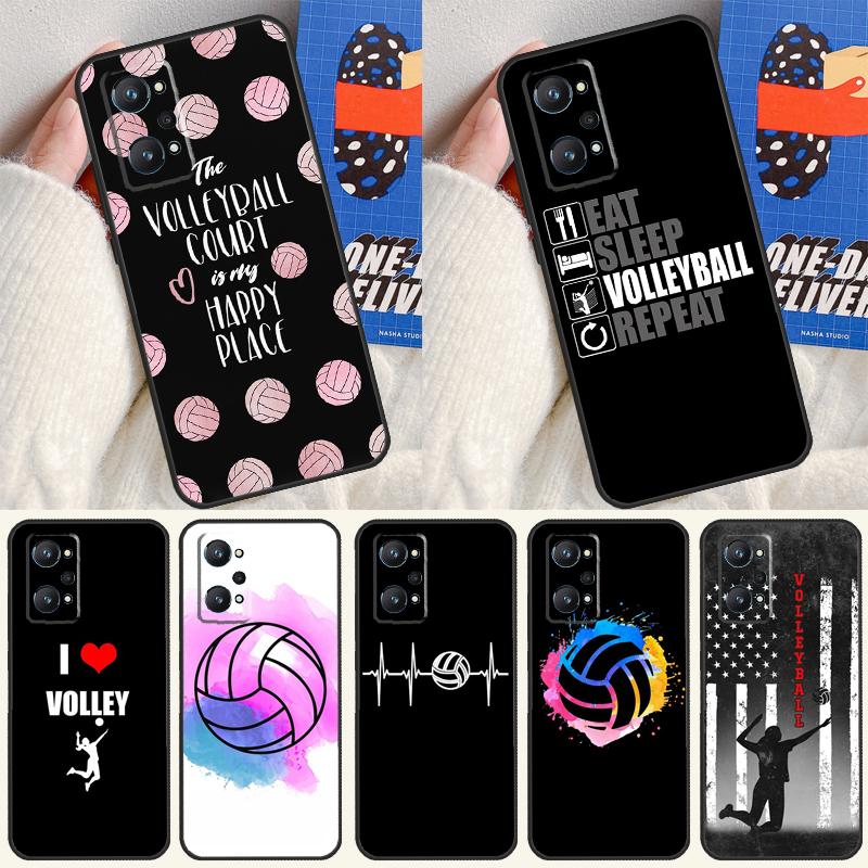 Volleyball For Realme 10 11 Pro Plus GT Neo 5 2T C21Y C30 C31 C33 C35 C55 OnePlus Nord CE 2 3 Lite Case