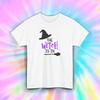 The Witch Is In Halloween T-Shirt Funny Spooky Witchy Tee S-5XL