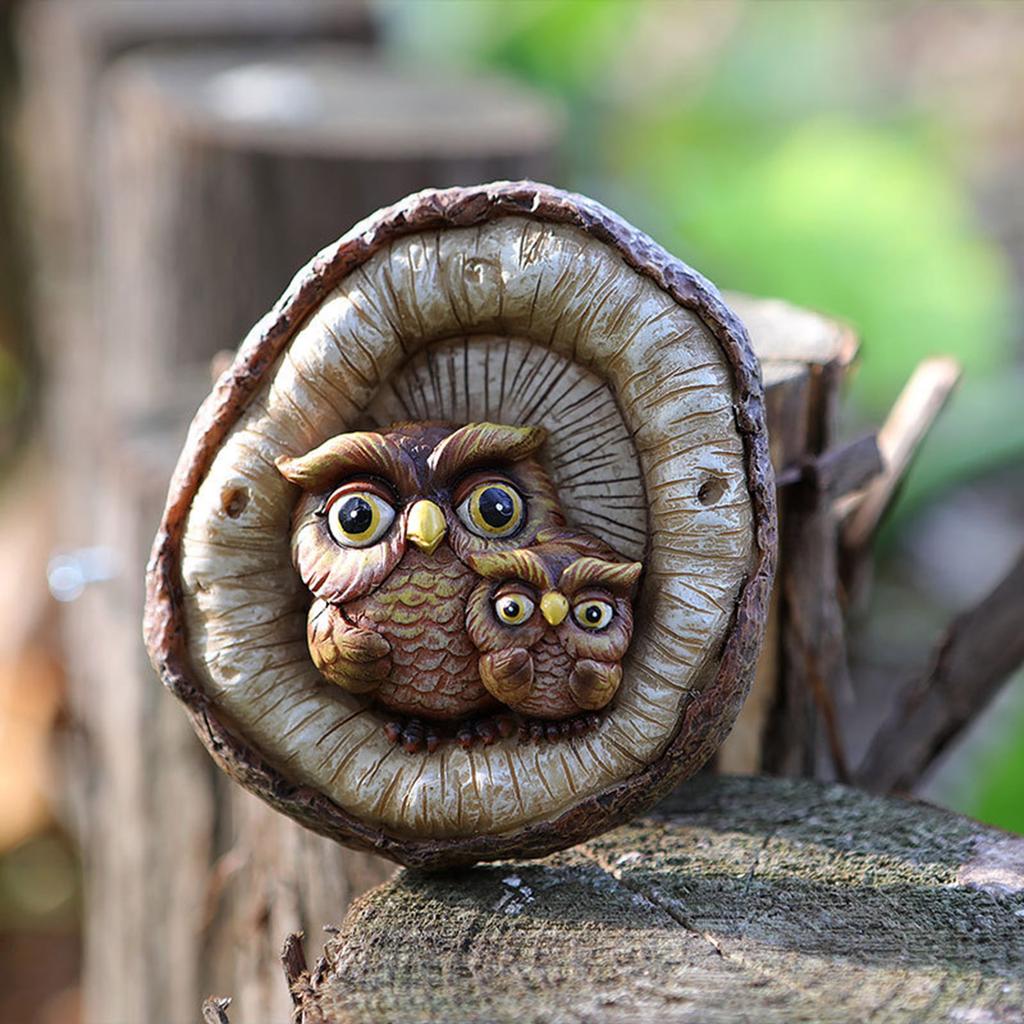 Садовый гном, украшения для подвешивания на дерево, для двора и сада, с красочными смоляными фигурками гномов для микроландшафта