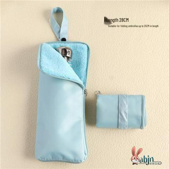 Waterproof Portable Umbrella Storage Bag: Absorbent, Handheld, Hanging Pouch for Wet Umbrellas