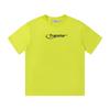 Cross-border new graffiti letter printing European and American street trendy brands loose and versatile casual men's and women's short-sleeved round