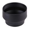 49mm Rubber Camera Lens Hood Set/2pcs Collapsible Designs Reduce Glare and Flares Improve Photography and Video