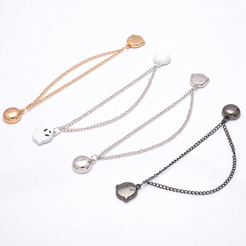 1шт магнитная пряжка цепи брюки нога фиксатор зажим фиксированная магнитная пряжка аксессуары для одежды