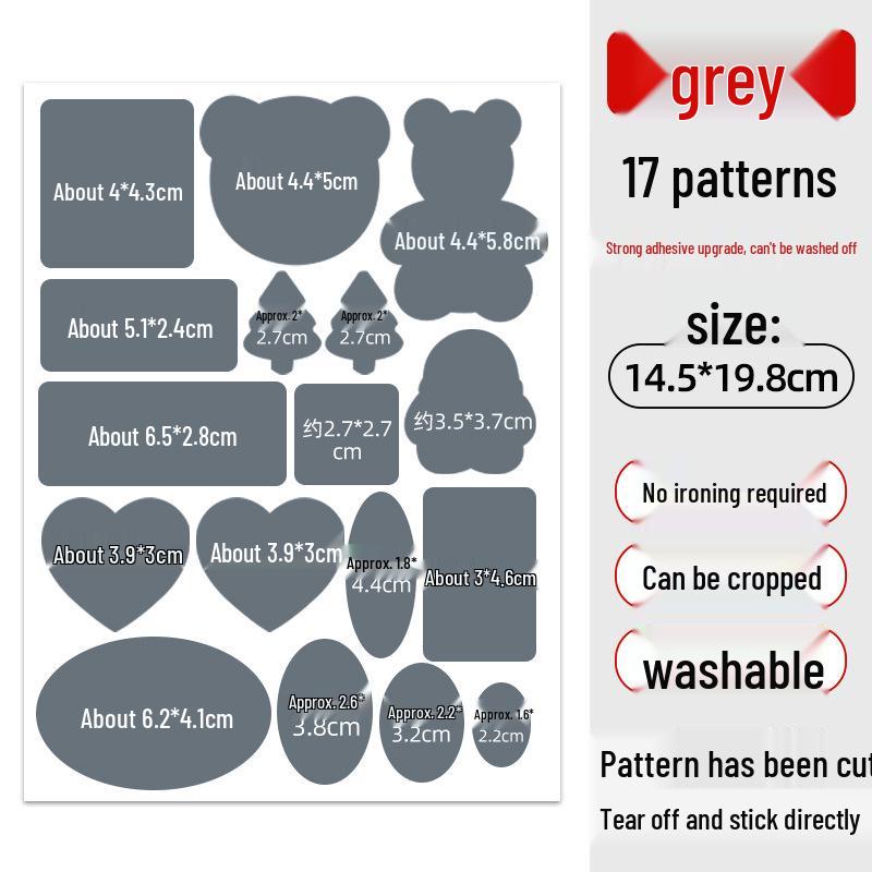 Waterproof Self-Adhesive Down Jacket Repair Patch - Traceless Fabric Hole Applique Sticker