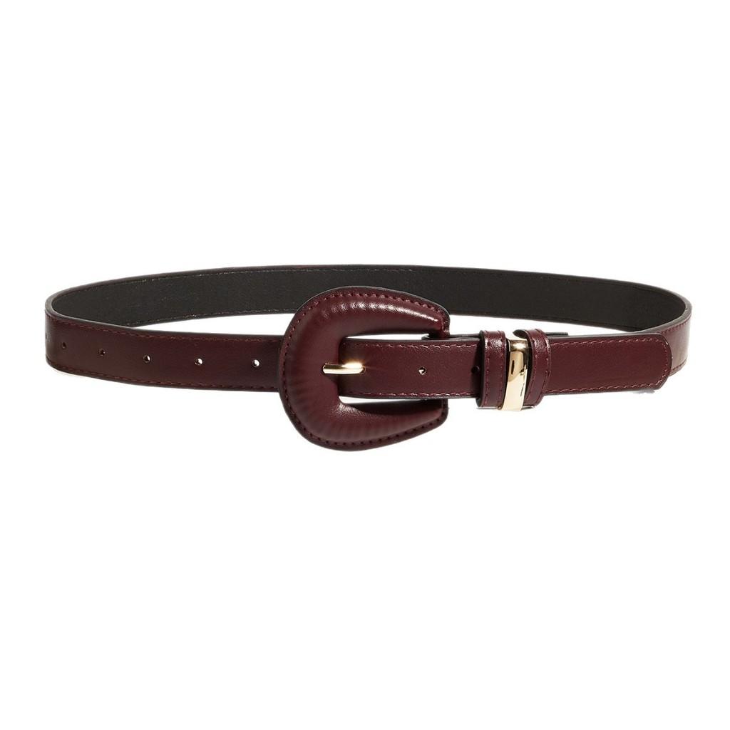 Retro Melad Style Leather Belt For Women With Slimming Design For Casual Wear