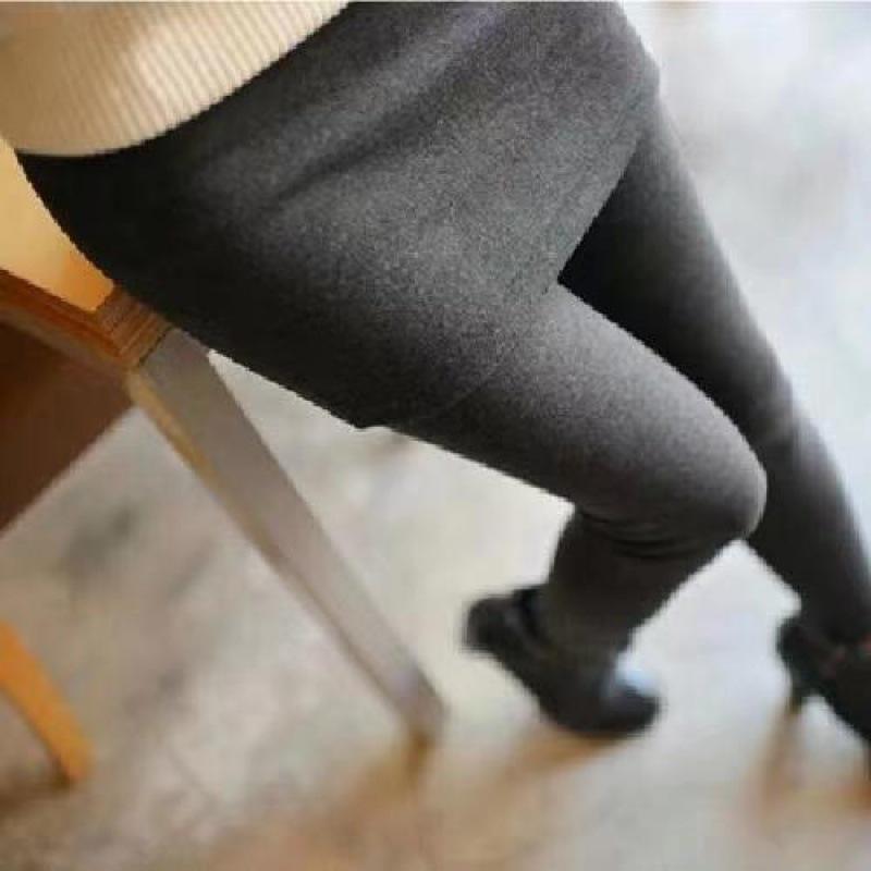 2024 новая осенне-зимняя корейская версия fat MM увеличенные леггинсы юбка fat sister поддельные двухсекционные кюлоты утолщенные и бархатные, чтобы выглядеть тонкими