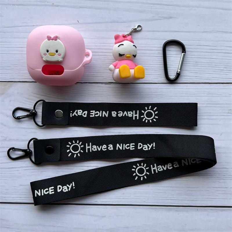 Suitable for Soundcore K10i Wireless Bluetooth Headset Case Cartoon Niche Lanyard Soft Case