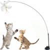 Petsmon Cat Flying Long Wire удочка с несколькими фиксированными перьями, случайная доставка, 1 шт., корейский шампунь для домашних животных