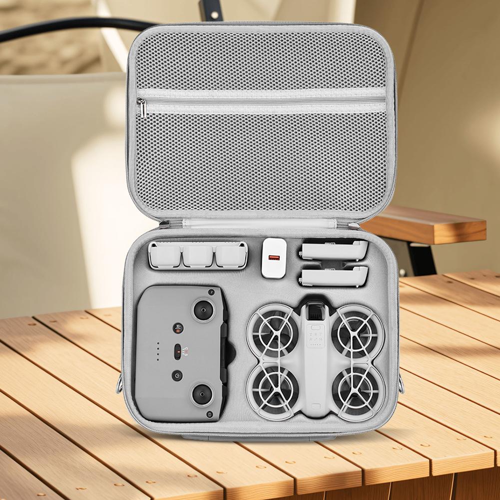 Storage Bag PU Leather Protective Bag Wear-Resistant Portable Shoulder Bag for DJI Neo & Drone Accessories