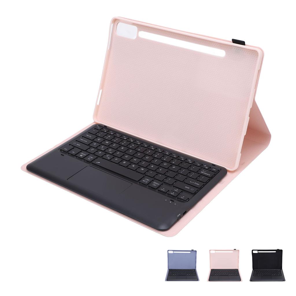 Чехол-клавиатура для планшета с держателем для ручки, тонкий, 7 цветов, с подсветкой, съемный беспроводной планшетный трекпад, клавиатура