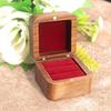 Luxury Rings Bearer Box Square Jewelry Organizer Portable Rings Display Case  Propose