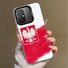 Чехол для телефона Польша Флаг Бело-красный Мягкий для Xiaomi Redmi 15C 15 14C 13C 12C Poco X5 X6 X7 Pro X3 F8 F7 Ultra M8 13 12 Задняя крышка S