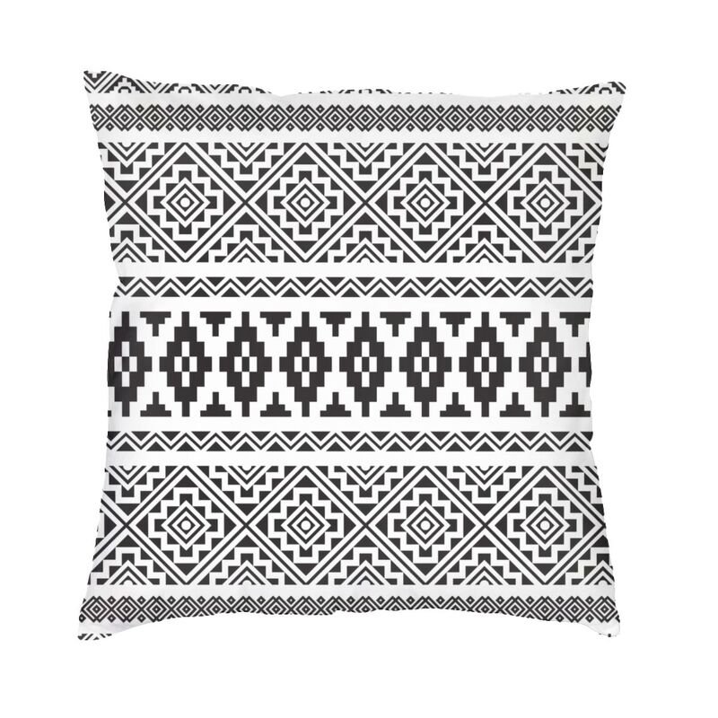 Amazigh Kabyle Berber Motifs Throw Pillow Case Bedroom Decoration Morocco Africa Geometric Cushion Cover Sofa Chair Pillowslip
