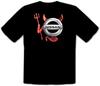 Nissan Devil Devil Car Logo Car Black 100% Cotton T-shirt Mens Tees Top -226-