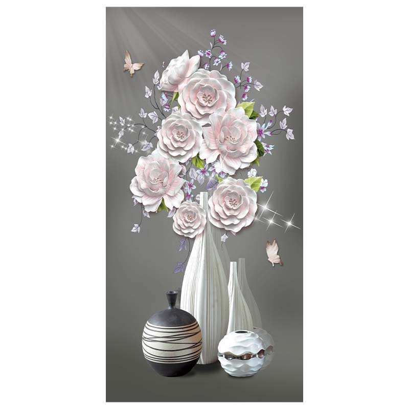 3D абстрактный цветок холст картина стереоскопические цветы настенные художественные постеры и принт квадро настенная картина украшение дома китайские элементы