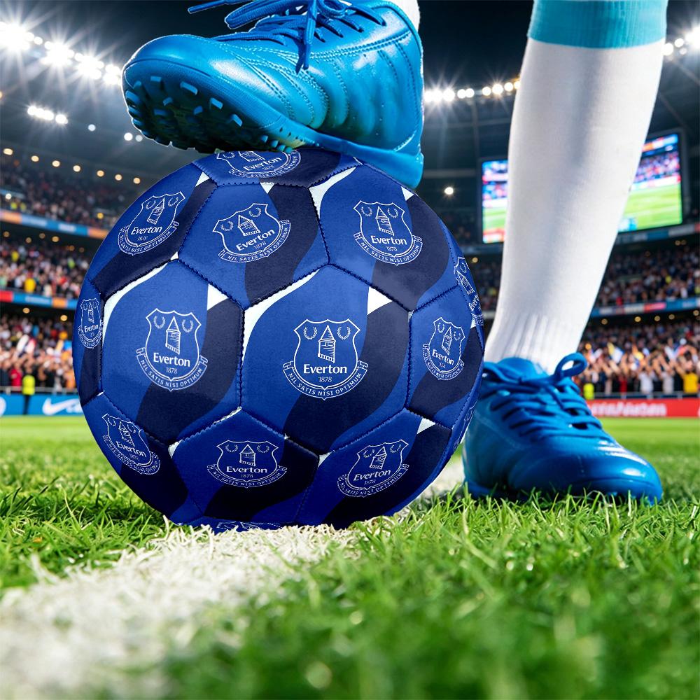 Футбольный мяч Everton Football, размер 5, с принтом, противоскользящий, для взрослых, сувенир для футбольных фанатов
