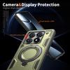 Для Xiaomi 14T Pro Чехол Военная Броня Ударопрочный Вращающийся на 360° Магнитный Металлический Кольцо-Подставка TPU Рамка Пластиковая Крышка для Телефона Fundas