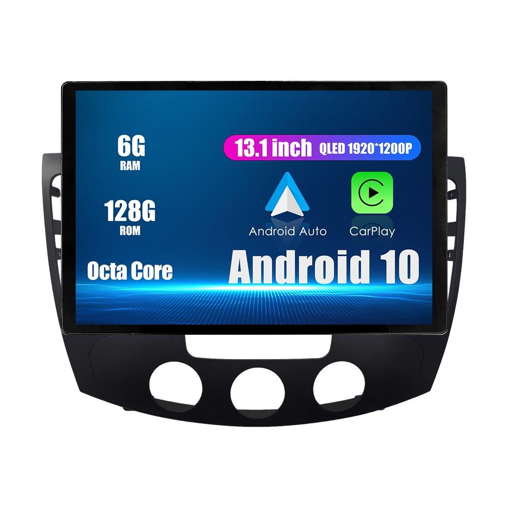 Android Радио 13,1 "Автомобильное стереонавигационное головное устройство Мультимедийный плеер GPS для Hyudai Sonata 2009-2011