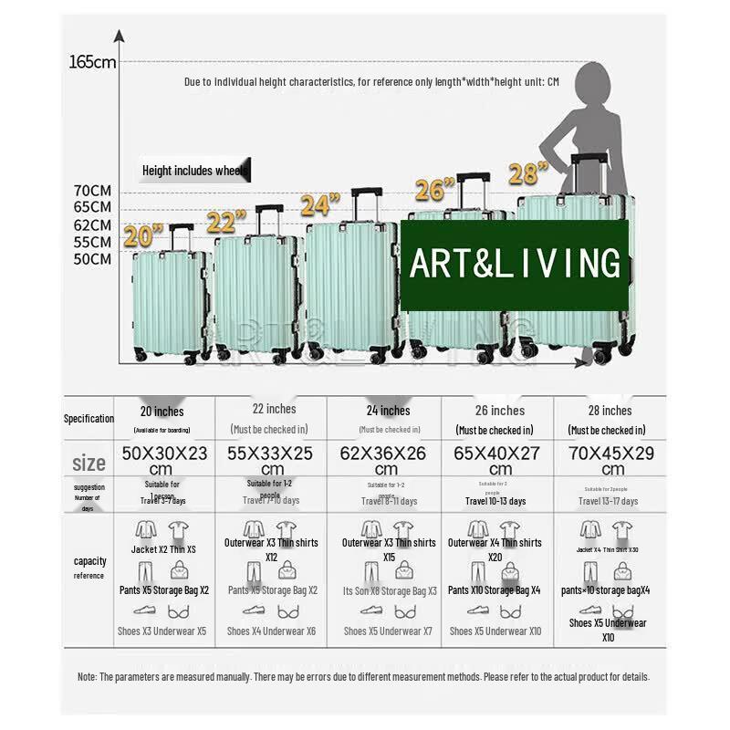 ART&LIVING Алюминиевая рама Жесткий чемодан
