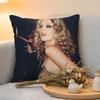 Cushion Cover  Linen  SkinFriendly Soft Decorative Case For Sofa Home Decor Hot Singer KKate MMoss Anime Pillow cover