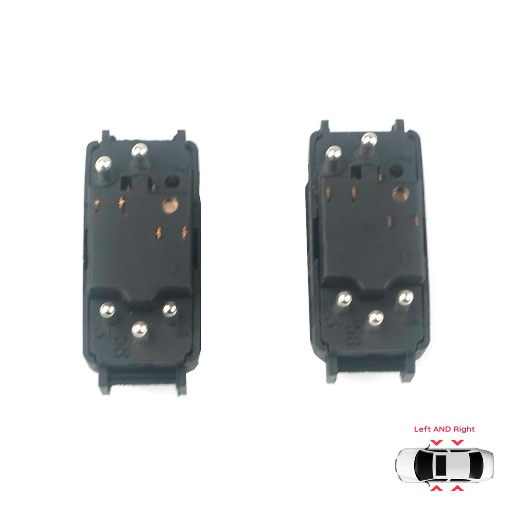 EDP631+EDP632 Center Console Control Window Switch 5-Pin Left Right for Mercedes W124 A124 C124 S124 W126 C126 W463 W201 190
