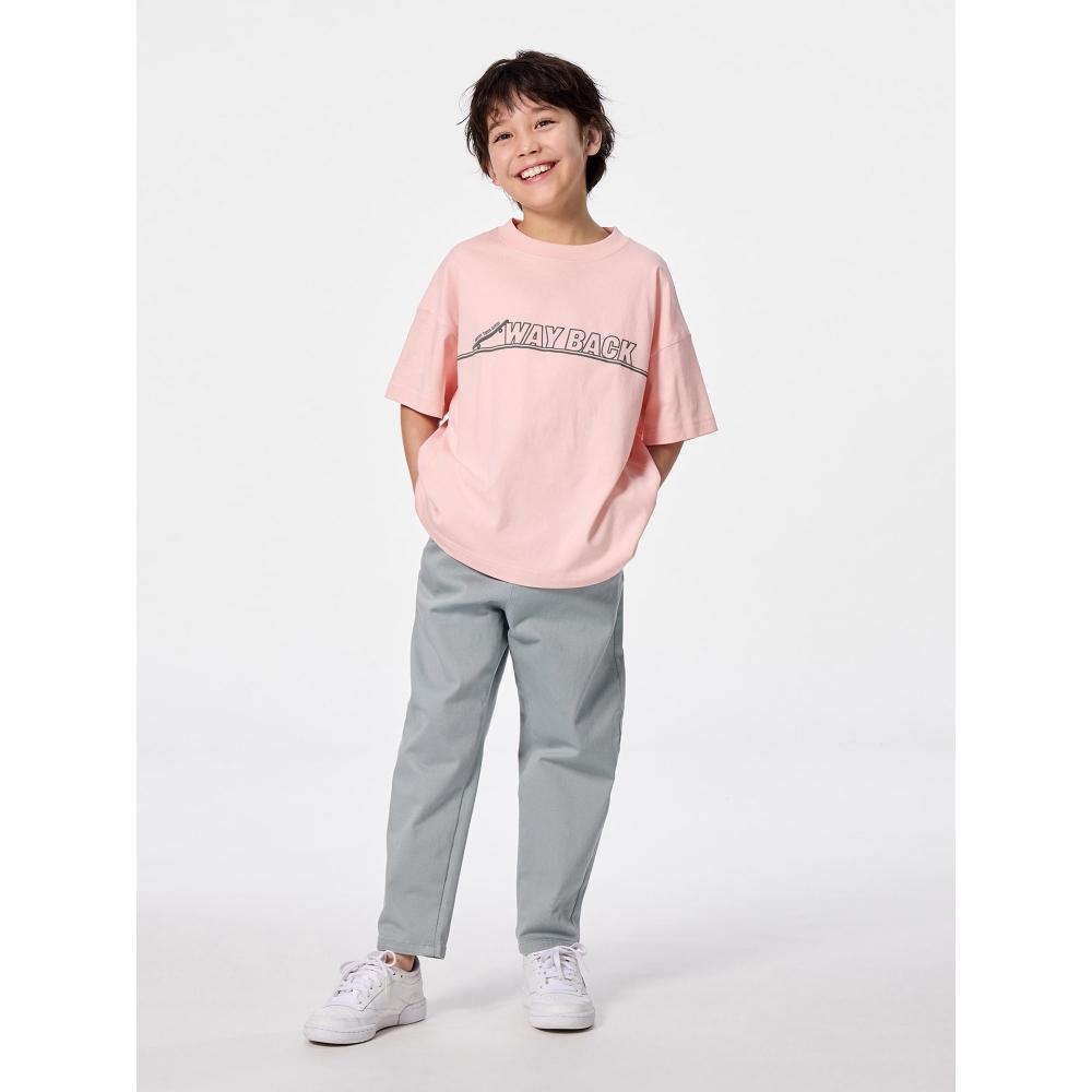 GU by Uniqlo Детский унисекс большой графический скейтборд T 