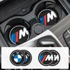 Car Sticker Hot 2025 M Power Car Coasters Silicone Anti-Slip Water Cup Mat For BMW X1 X2 X3 X5 X4 X6 X7 G30 G20 G32 G11 G12 F40