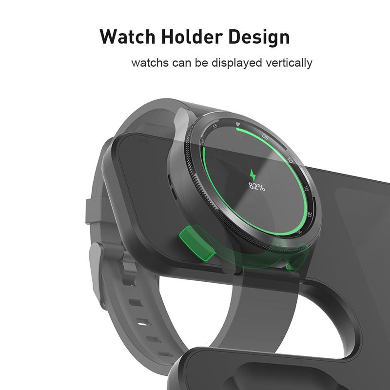 3 In 1 Wireless Charger Holder For Samsung S23 S22u 21 20 15w Fast Charging Station Stand For Galaxy Watch 5 4 3 Buds Pro Live 2