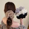 Super Fairy Fabric Mesh Hair Band Gentle Temperament Versatile Large Intestine Hair Band Fashion Niche High-end Hair Accessories Women