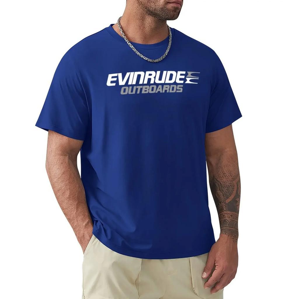 New Arrival Tshirts For Unisex Cotton Logo Evinrude Outboards Tshirt Funnys Animal Prinfor Boys Graphic Horojuku Straatwear 2024