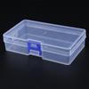Dustproof Durable Clear Jewelry Storage Case Container Mini Plastic Box Rectangular Box Translucent Box Packing Box Storage Box
