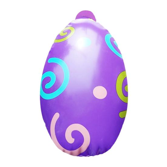 16" надувные пасхальные яйца украшения большие красочные ПВХ яйца украшения для двора газон сад весенняя вечеринка в помещении и на открытом воздухе декор