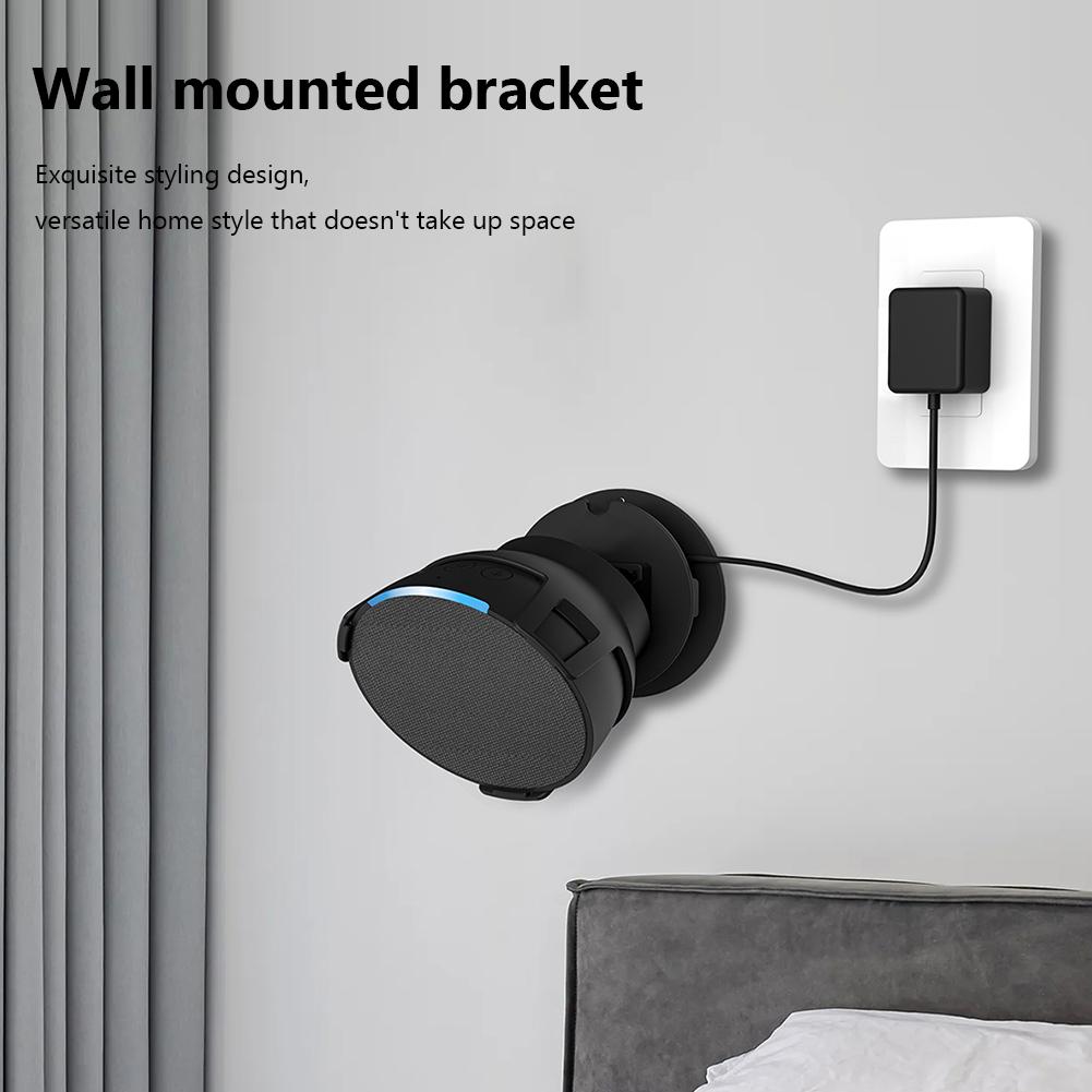 Для Amazon Echo POP Smart Speaker Holder настенная подставка регулируемая предотвращающая падение кронштейн для динамика экономящая пространство настенная полка