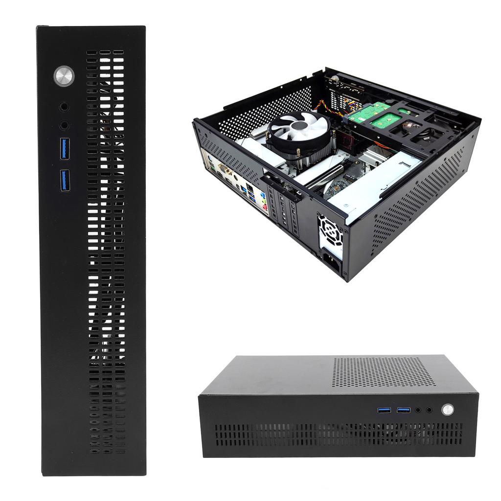 Корпус компьютера ITX Professional USB 3.0 Полностью стальная пластина для рассеивания тепла, корпус ПК для настольного компьютера