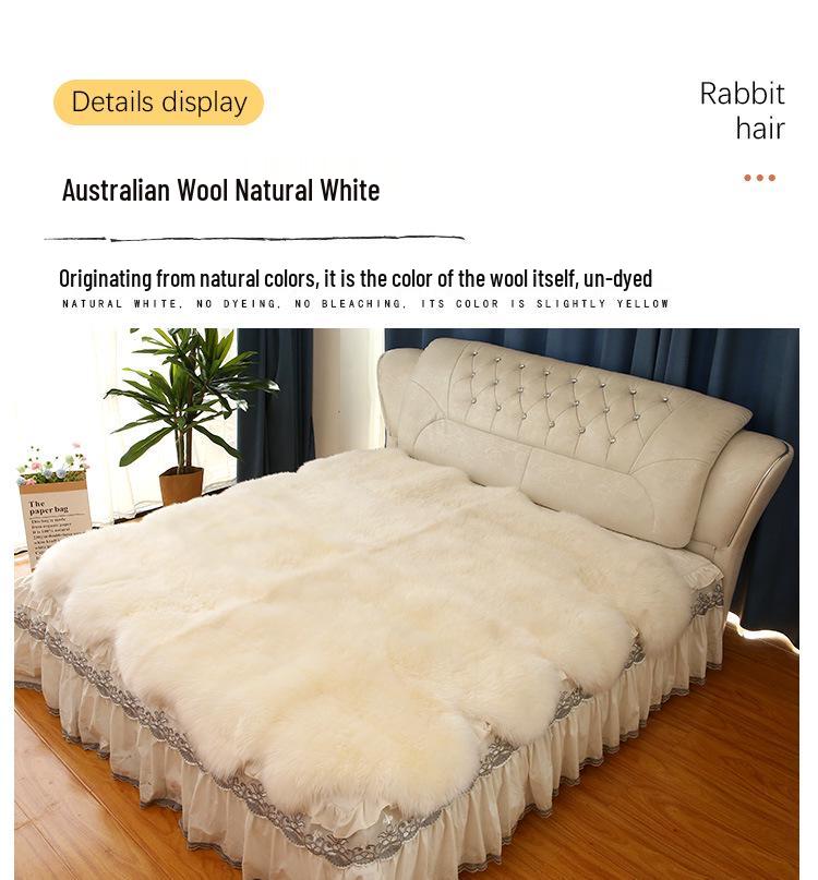 Sheepskin Wool Sofa & Bay Window Cushion Mat