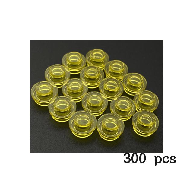 300 ШТ. Детали для сборки MOC 4073 6141 Пластина Круглая 1x1 Точка DIY Строительные Блоки 1*1 Фигурки Лампочки Кирпичики Образовательная Игрушка для Детей