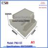 Пластиковый корпус для отвода тепла на DIN-рейку: Распределительная коробка для ПЛК 88x72x59