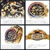 Mechanical Automatic Watch Automatic DANIEL DOUGLAS Gold Black Rainbow [Daniel & Douglas] DD8802DG-RBBK4 & Men's