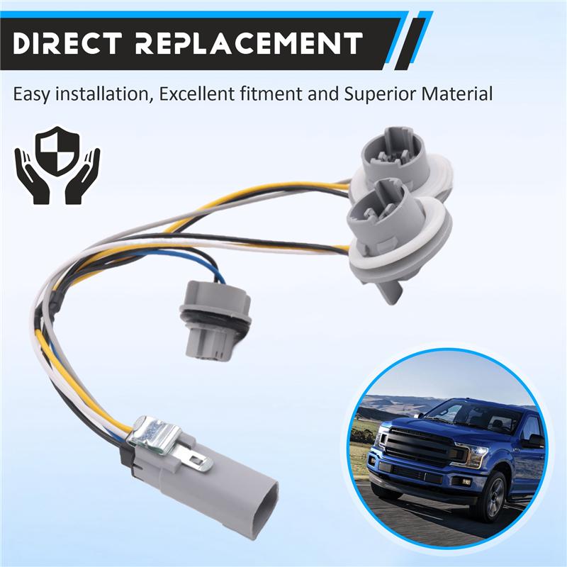 ABLZ-Brake Light Wiring Harness Reversing Light For Ford F150 2018 Rear Tail Light Wiring Harness JL3Z-13412-A
