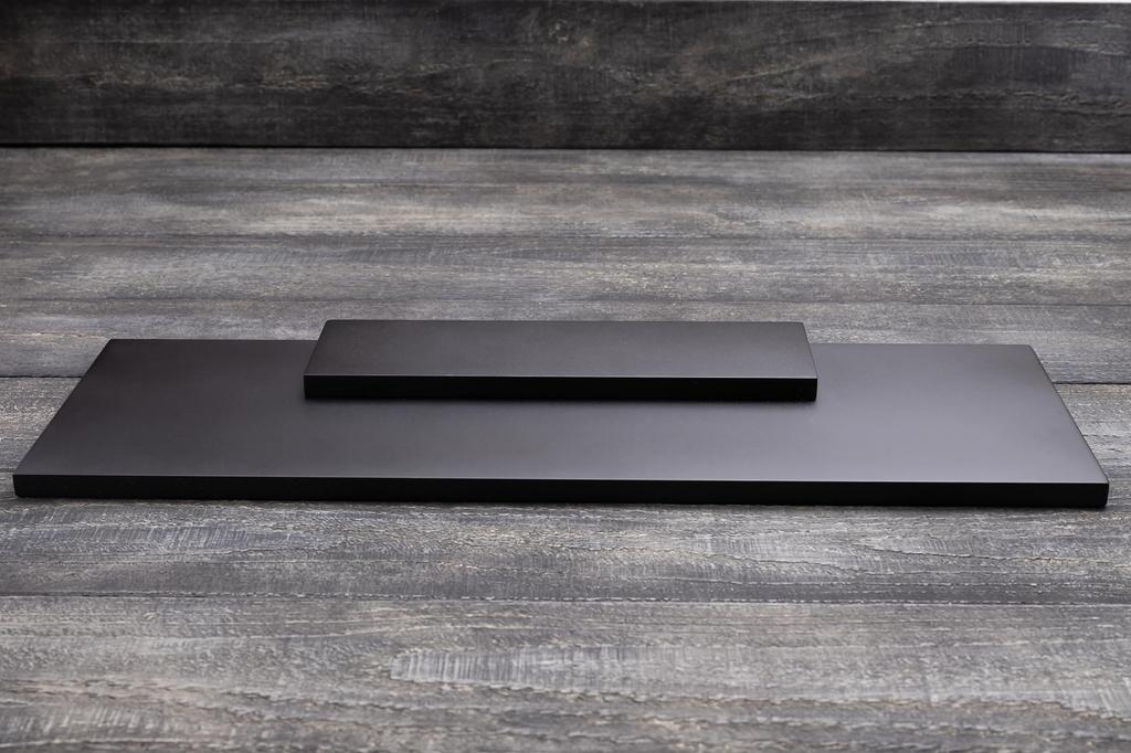 Gingado Long Angle Stand X Hina Altar Black Hina Altar Decoration Stand Buddha Statue Figure Ornament Seven Lucky Gods (39 13cm) 2-tier MDF/Matte