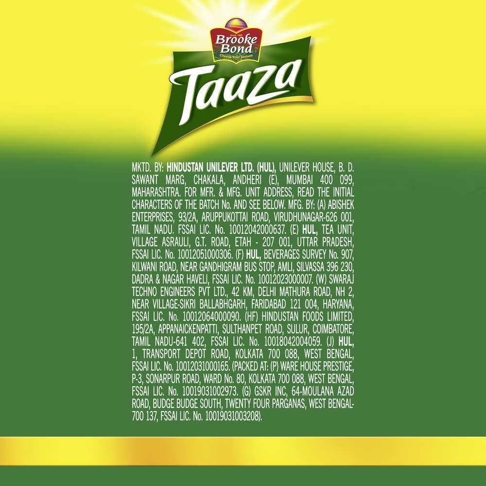 Чай Brooke Bond Taaza, пакетик 1 кг