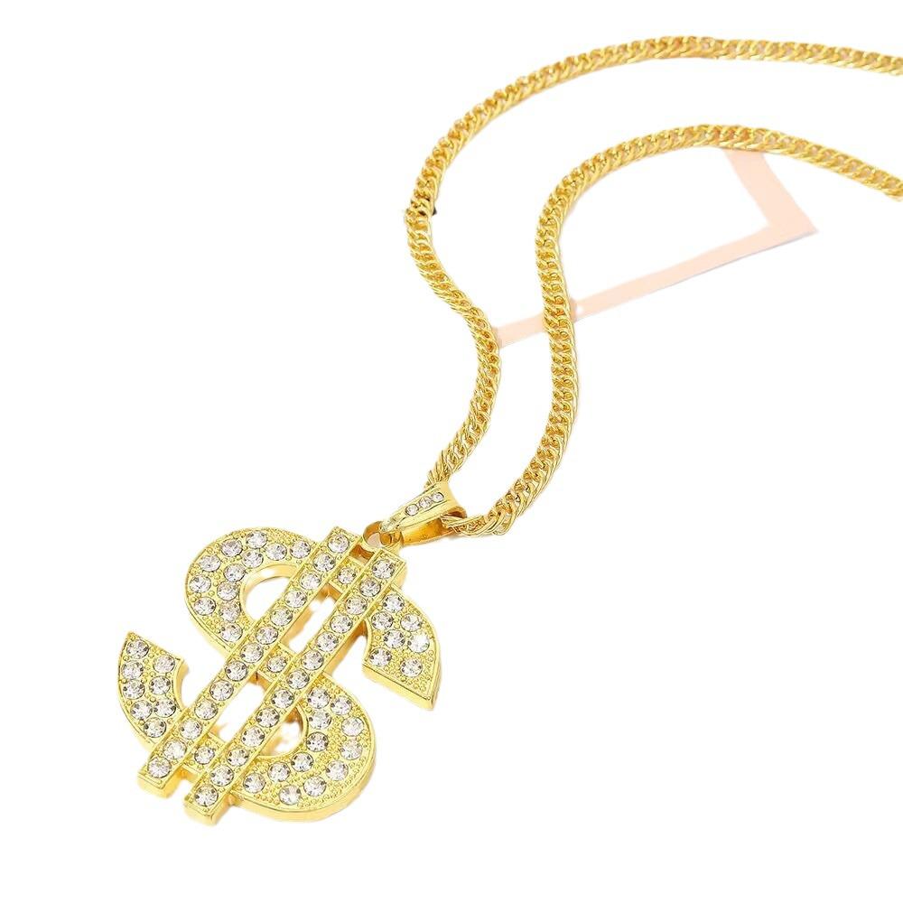 Не выцветающее ожерелье-цепочка в хип-хоп стиле – Смелый аксессуар из имитированного пластика